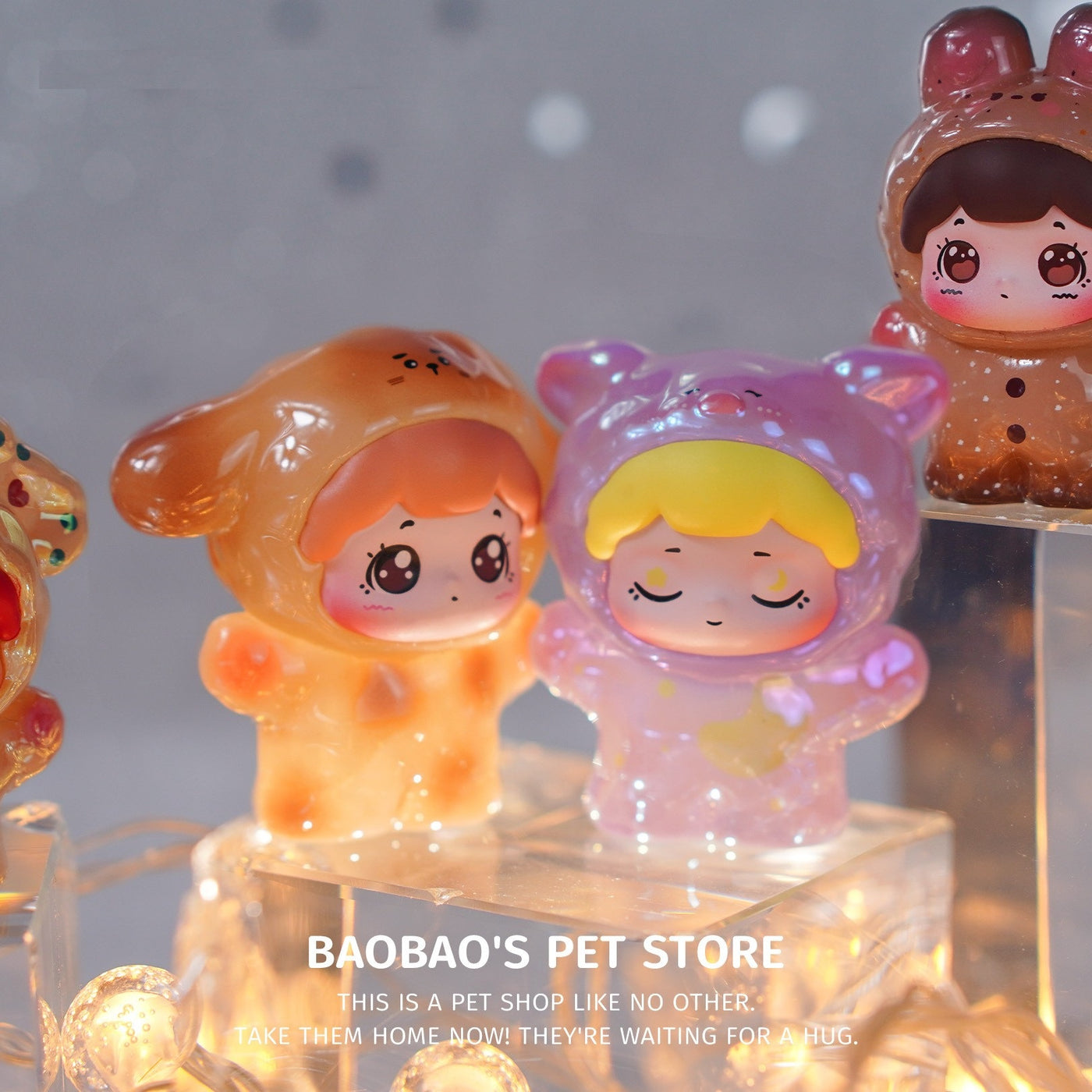 Baobao's Pet Store Mini Beans Series PVC Figures