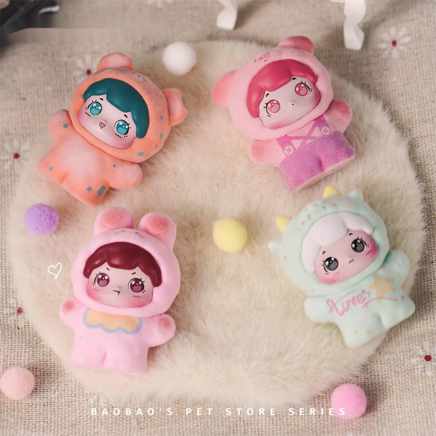 Baobao's Pet Store Mini Beans Series PVC Figures